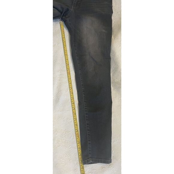 Democracy Gray Mid Rise Skinny Absolution Jean Womens 12 Ankle - Picture 8 of 11